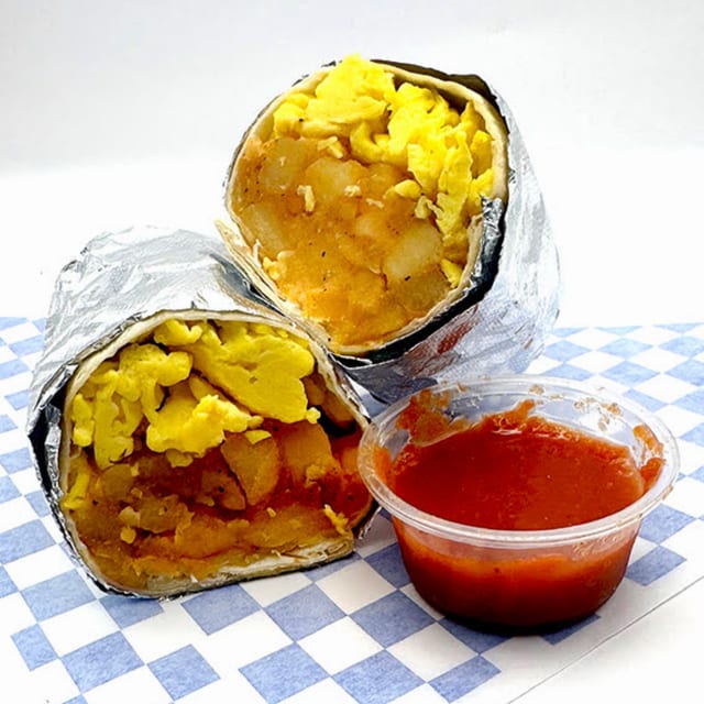 Sunset Bomber (Breakfast Burrito).