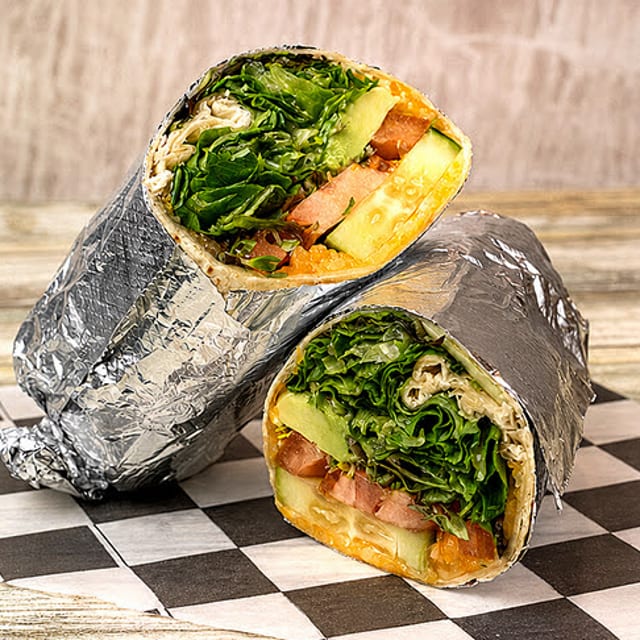 Avocado Veggie Wrap.